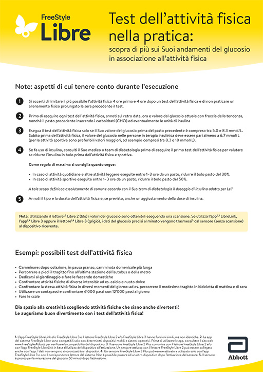Documentare l'attività fisica
