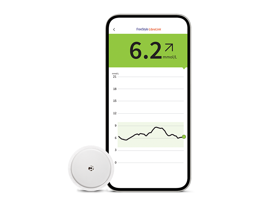 FreeStyle LibreLink app and FreeStyle Libre sensor