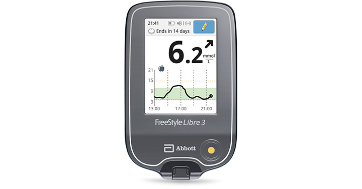 The FreeStyle Libre 2 system : A sensor with the FreeStyle LibreLink app 