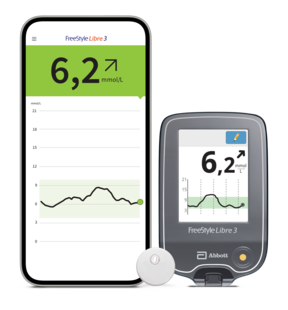 FreeStyle Libre 3 sensor met app