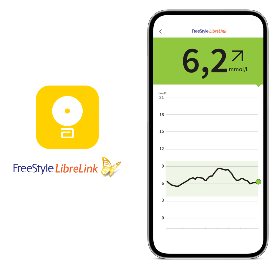 Skann din FreeStyle Libre 2 sensor og få glukoseverdien i din smarttelefone