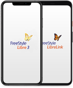FreeStyle Libre 3  appen og FreeStyle LibreLink appen