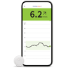 FreeStyle Libre 3 System shown on a smartphone.