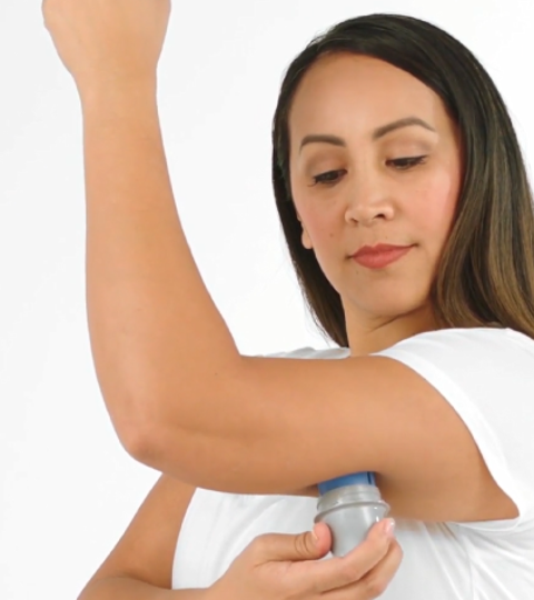 women applying sensor