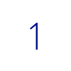 Number 1 icon