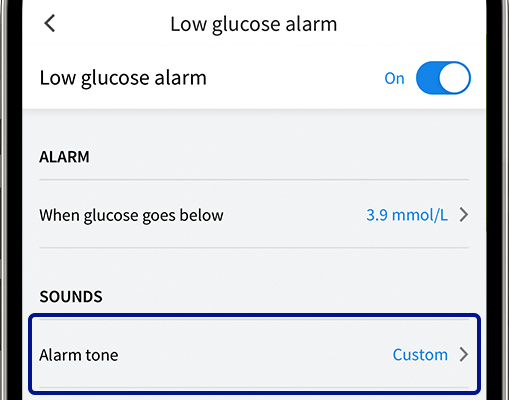 Step 4: tapping Alarm Tone and make tone of choice