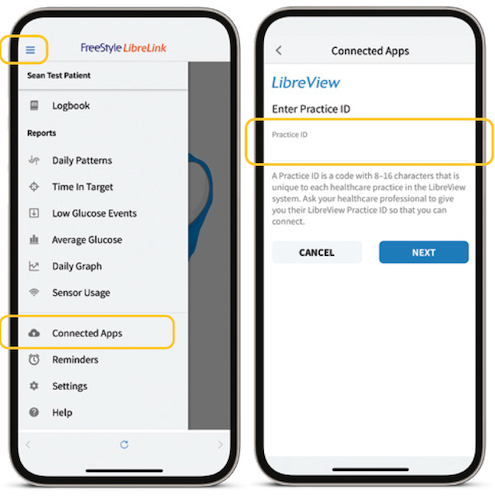 libreview connect option 1