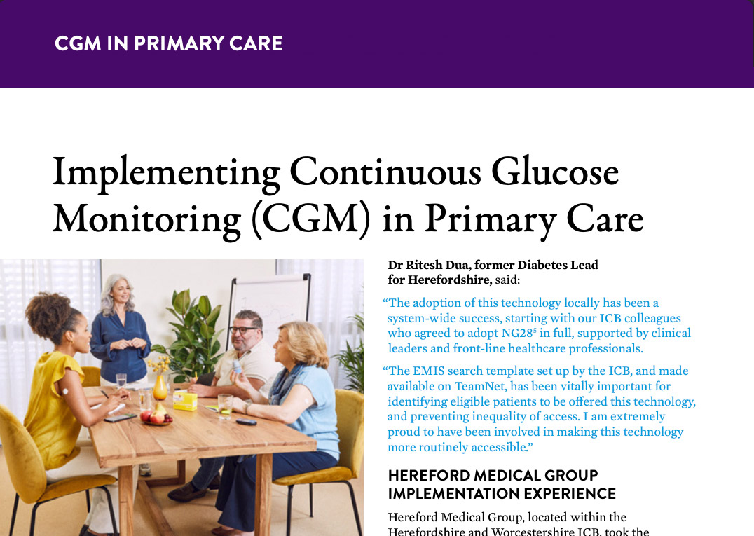 Increasing access to diabetes technology across North East and North Cumbria